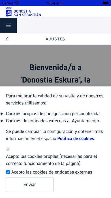 Donostia Eskura App screenshot #2