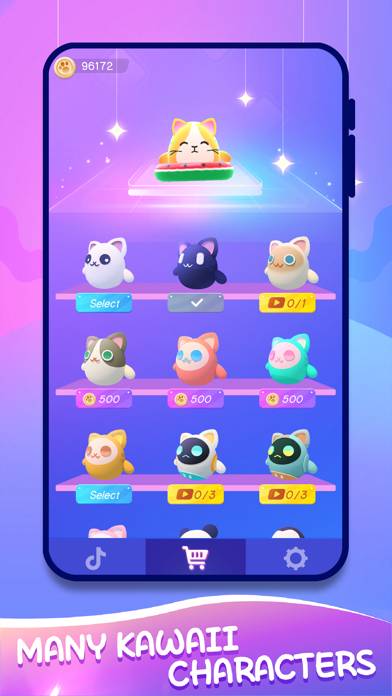 Meow Hop: Cats & Dancing Tiles App-Screenshot #2