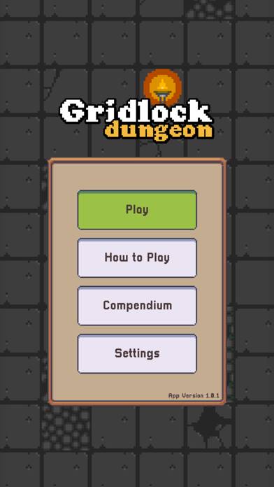 Gridlock Dungeon Captura de pantalla de la aplicación #1