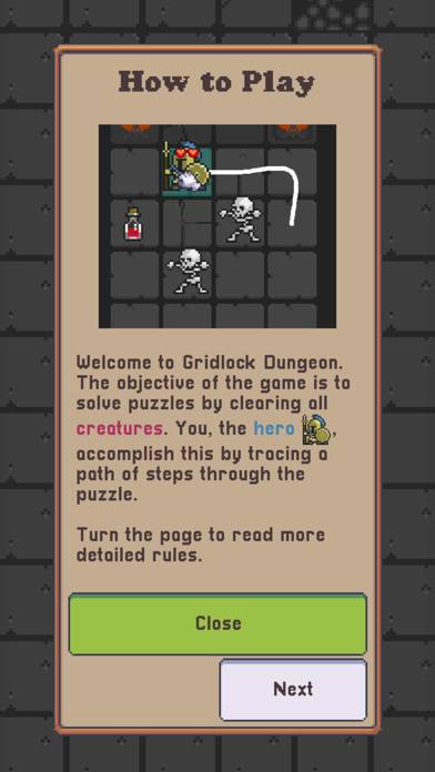 Gridlock Dungeon Schermata dell'app #2