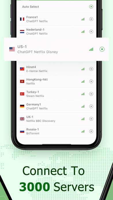 UbiVPN App screenshot