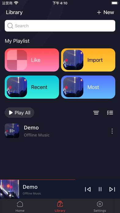 Offline Player: 4U Tube Music screenshot