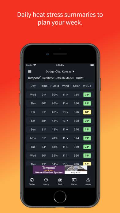 HeatAlert: Heat Stress Index App screenshot