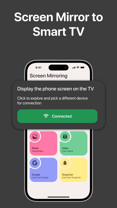Screen TV Mirror: Air Cast App Captura de pantalla de la aplicación #1