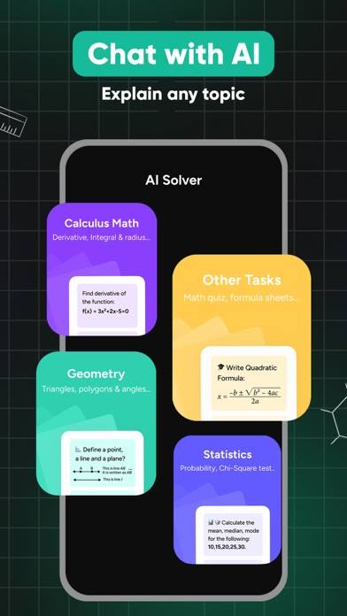 Ai Math Solver & Scanner Captura de pantalla de la aplicación #3