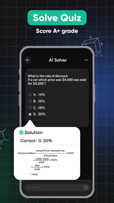Ai Math Solver & Scanner Captura de pantalla de la aplicación #4