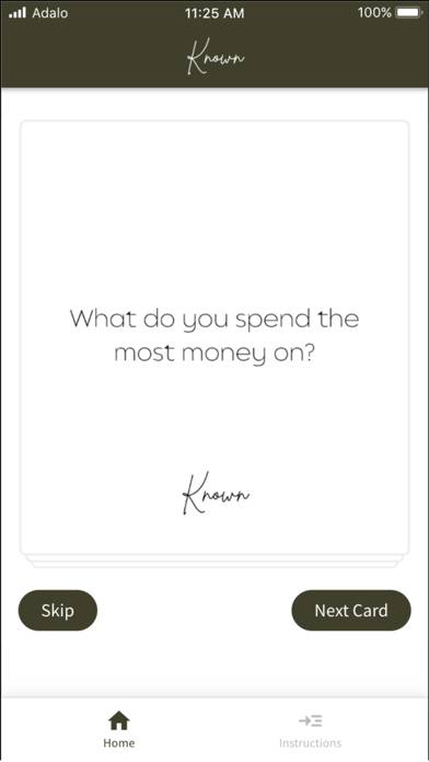 Known Question Game App screenshot #5