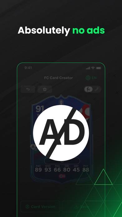 FUT 25 Card Creator App screenshot