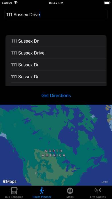 Ottawa-Carleton Transpo Schermata dell'app #3