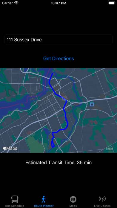 Ottawa-Carleton Transpo Schermata dell'app #4
