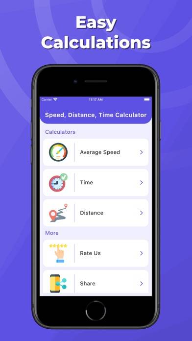 Speed Distance Time Calculate App screenshot #3