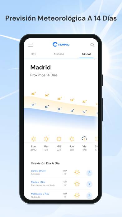 Tiempo3 - Clima y Pronóstico screenshot