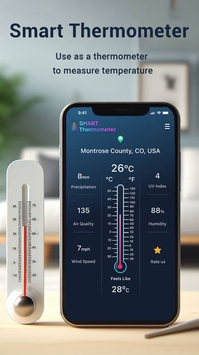 Smart Temperature Thermometer plus App-Screenshot #1