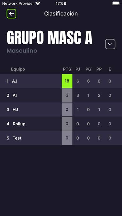 Liga de Padel Barcelona Captura de pantalla de la aplicación #6