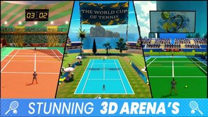 Tennis Court World Sports Game Capture d'écran de l'application #3