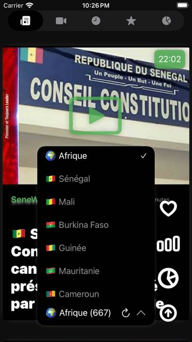 Actu Afrique Pro Capture d'écran de l'application #1
