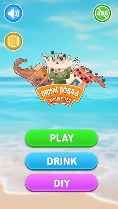 Sea Cocktail DIY Bubble Game App screenshot #1