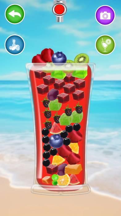 Sea Cocktail DIY Bubble Game App screenshot