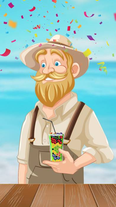 Sea Cocktail DIY Bubble Game App screenshot