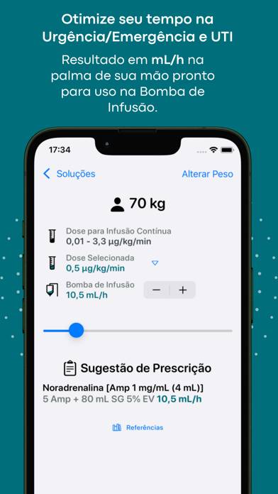 Infusão Certa Schermata dell'app