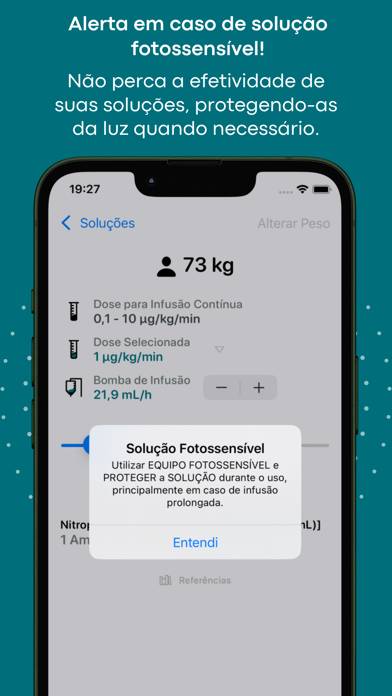 Infusão Certa Schermata dell'app