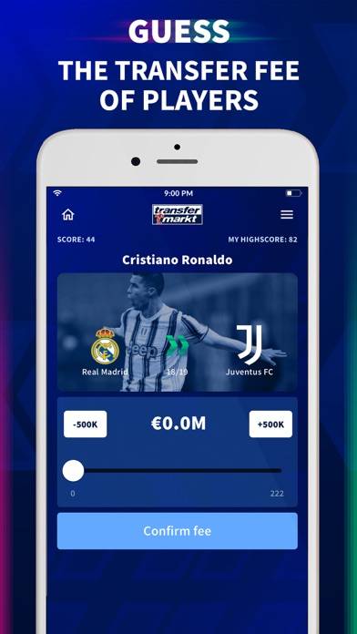 Transfermarkt: Football Quiz App skärmdump #2