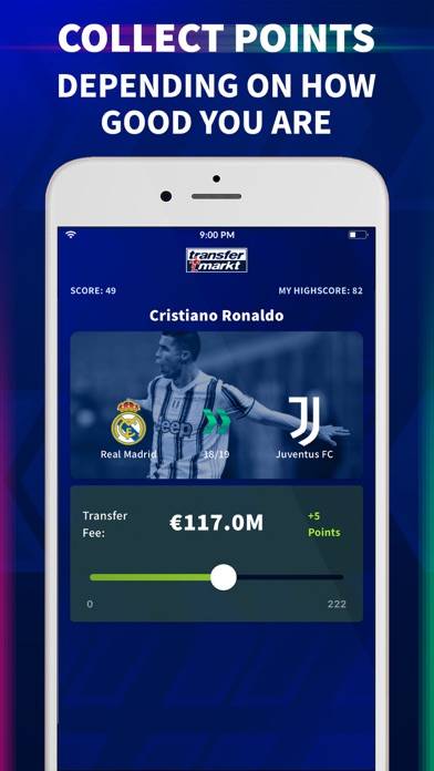 Transfermarkt: Football Quiz Schermata dell'app #3