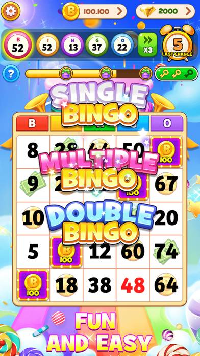 Bingo Candy Rush: Sweet Win App-Screenshot #4