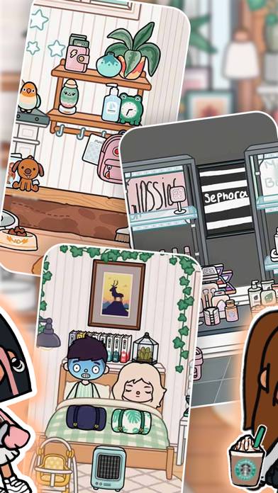 Toca Life Aesthetic Mod Boca schermata del gioco