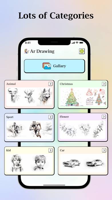 AR Draw to Sketch Photo App screenshot #2