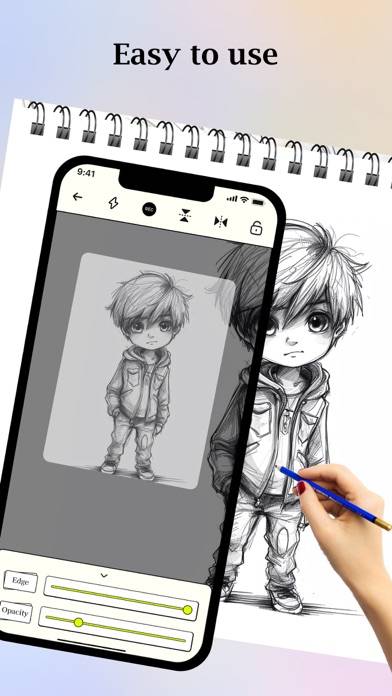 AR Draw to Sketch Photo Capture d'écran de l'application #4