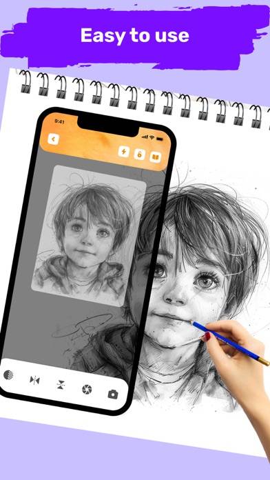 AR Draw to Sketch Photo Capture d'écran de l'application #6