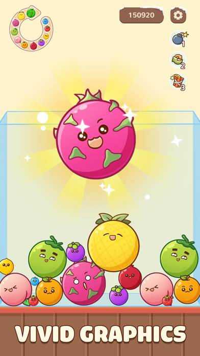 Watermelon Merge Chill game screenshot