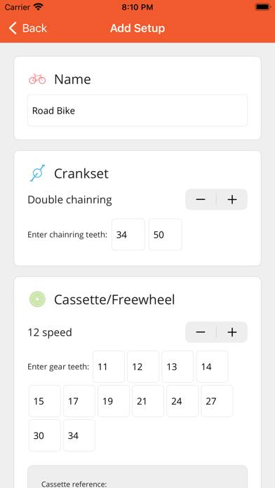 Cycle Gear Track Capture d'écran de l'application #2