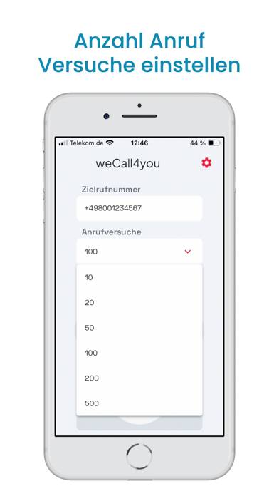 WeCall4you (Anruf bei Besetzt) App-Screenshot #3