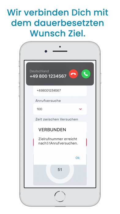 WeCall4you (redial when busy) App skärmdump