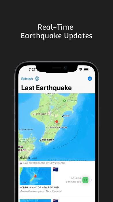 Earthquake Tracker plus Uygulama ekran görüntüsü #1