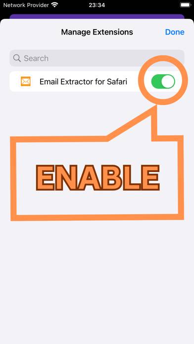 Email Extractor for Safari App screenshot #2