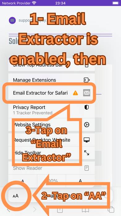 Email Extractor for Safari App screenshot #3