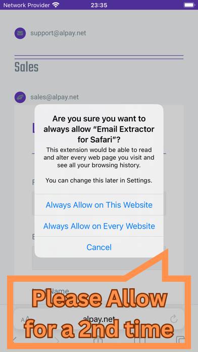 Email Extractor for Safari App screenshot #5