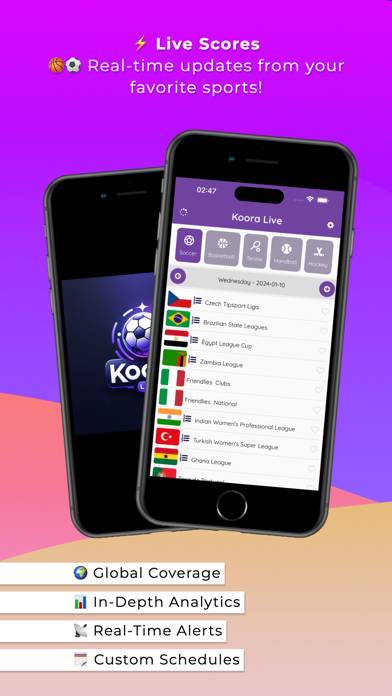 Koora Live Captura de pantalla de la aplicación #1
