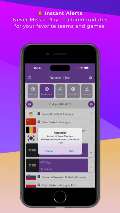 Koora Live Capture d'écran de l'application #2