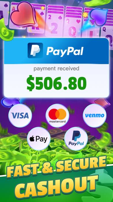 SolitaireVenture: Win Cash screenshot