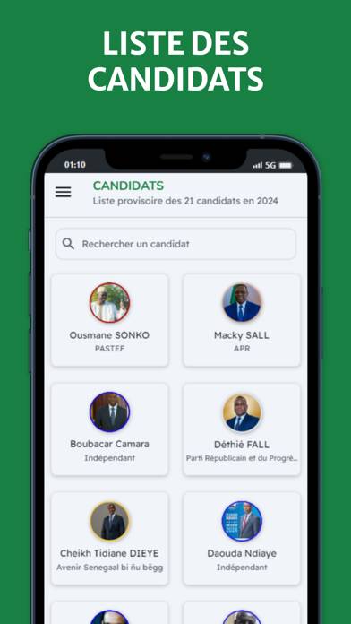 Sénégal Vote App screenshot #3
