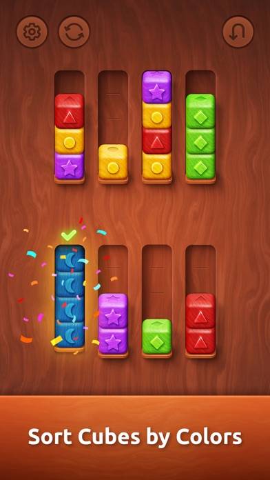 Colorwood Sort Puzzle Game Uygulama ekran görüntüsü #1