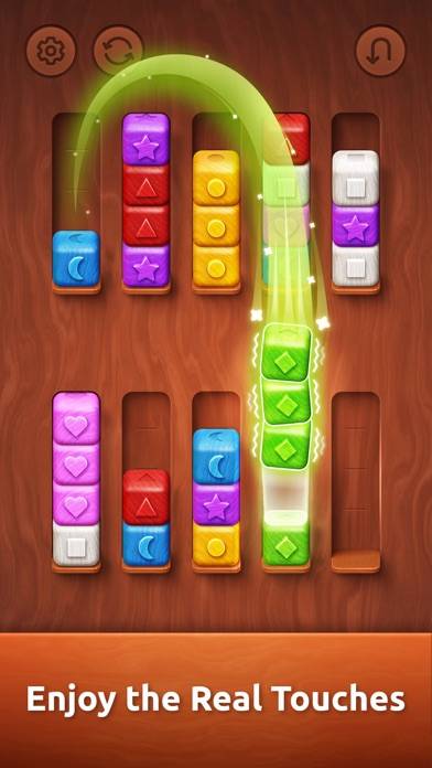 Colorwood Sort Puzzle Game Captura de pantalla de la aplicación #2