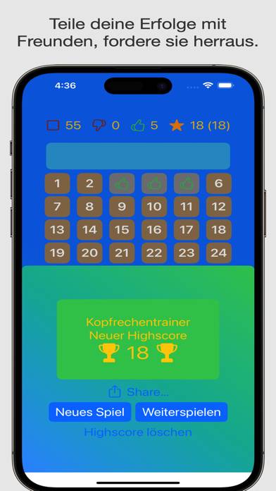 Kettenrechnen App screenshot #3