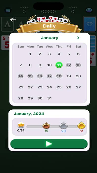 Solitaire Cozy - Big Card skärmdump