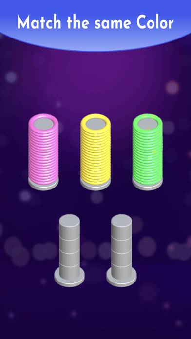 Slinky Sort Puzzle Captura de pantalla de la aplicación #1
