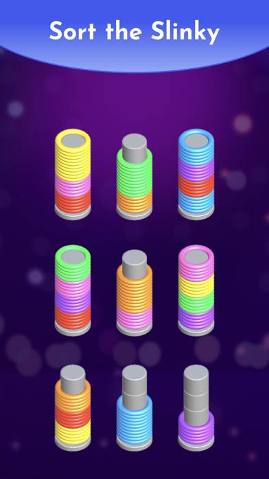 Slinky Sort Puzzle Captura de pantalla de la aplicación #3